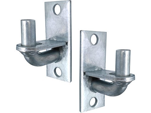 Gate hinges and latch hardware Gate hinges and latch hardware