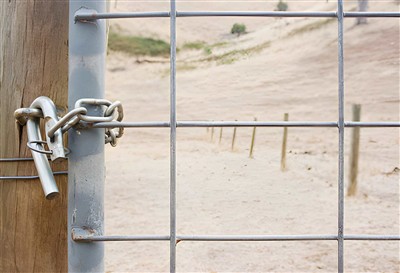 How To Lock A Cattle Gate