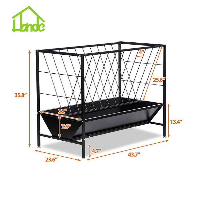 Metal Horse Feeder With 24-Gallon Feed Trough suppliers