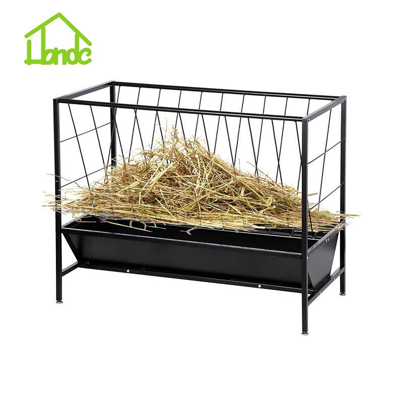 Metal Horse Feeder With 24-Gallon Feed Trough factory