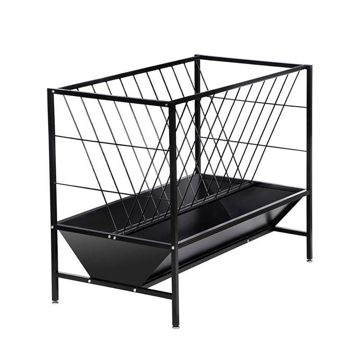 Metal Horse Feeder with 24-Gallon Feed Trough