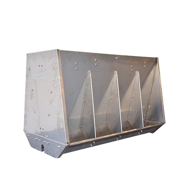Stainless Steel Double Sided Pig Feeder