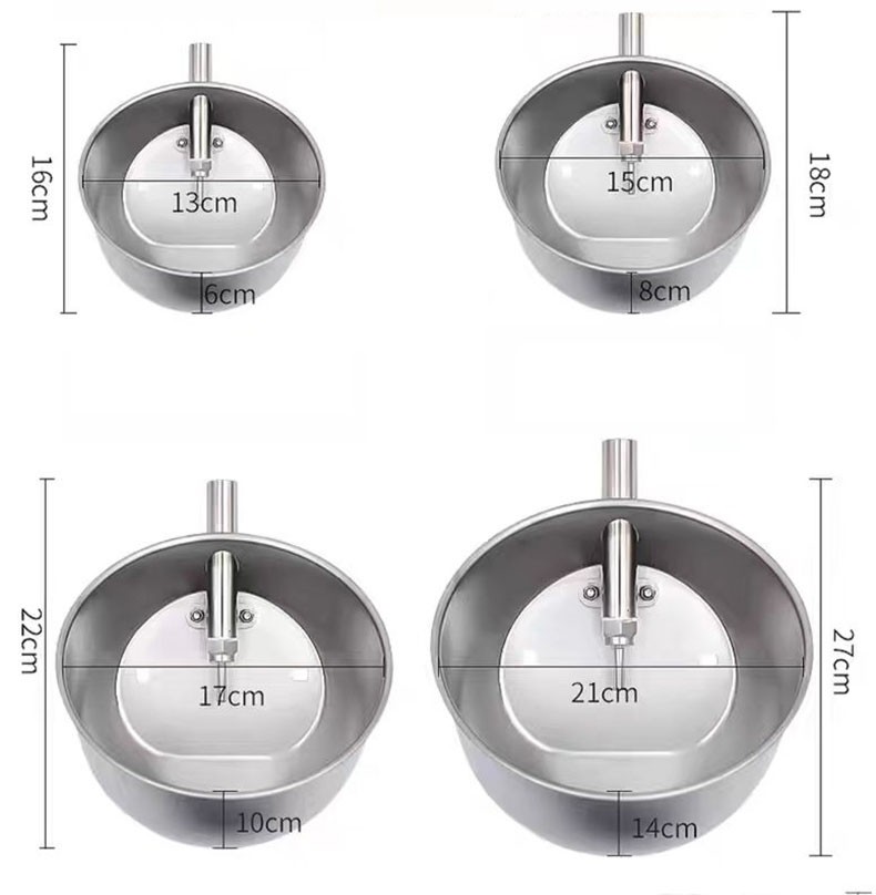 Pig Stainless Steel Drinking Bowl Pig Stainless Steel Drinking Bowl