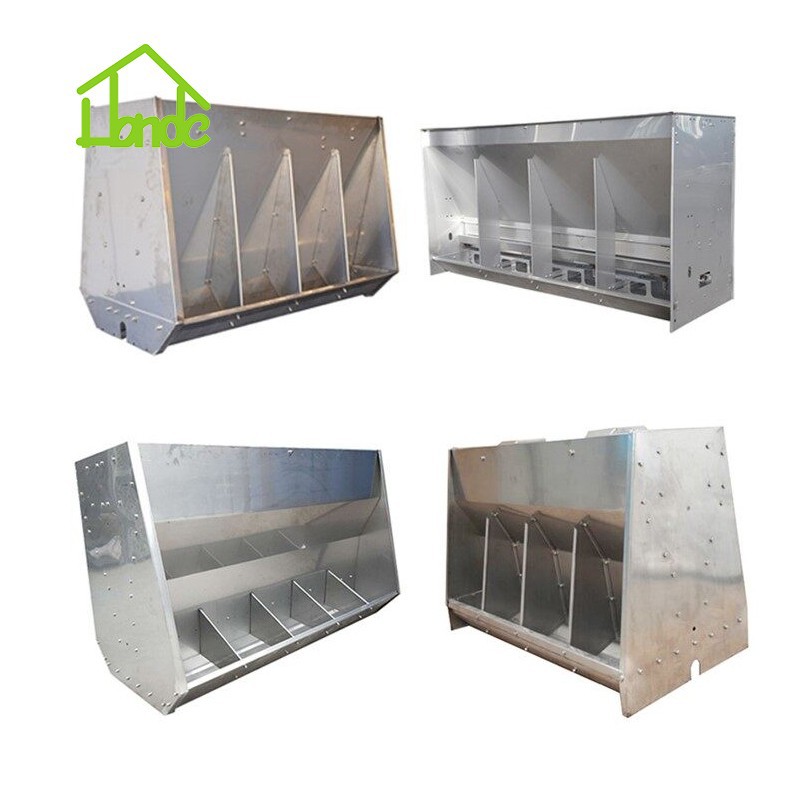 Stainless Steel Double Sided Pig Feeder suppliers